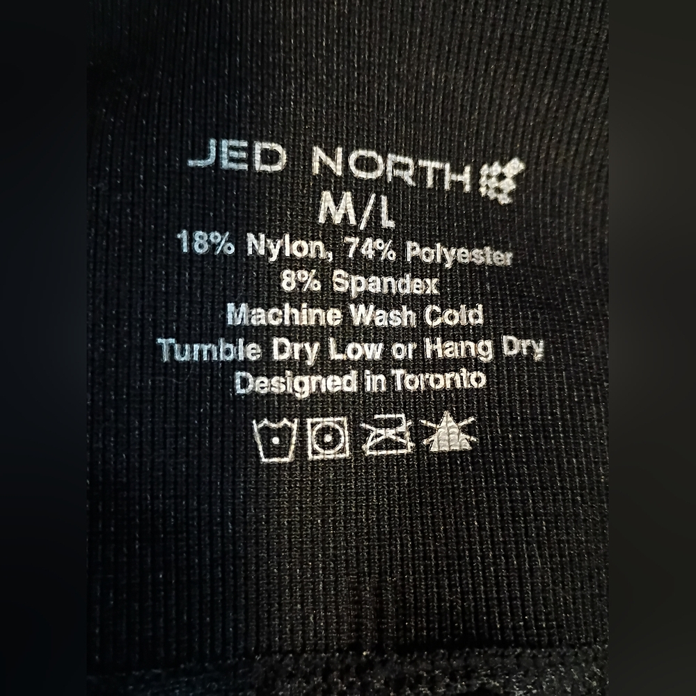 Jed North Black Camo Leggings Size Medium - Picture 2 of 3